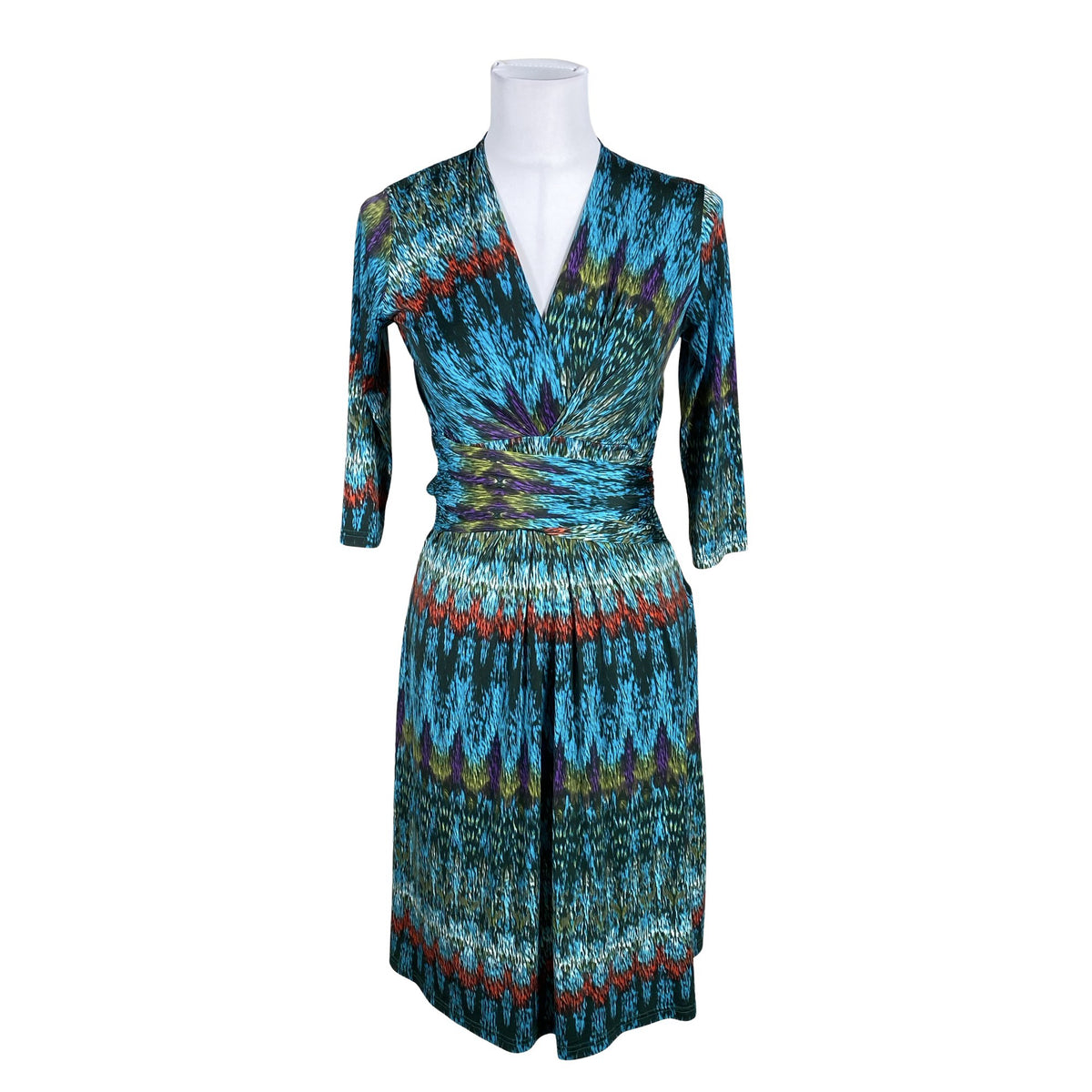 Unisex Ilse Jacobsen - Trikotaažist kleit, suurus 34 - Türkiis (1)