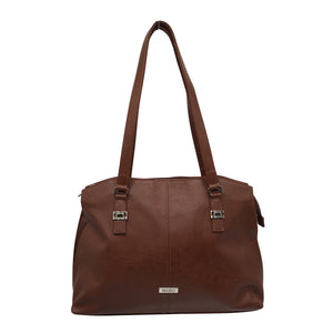 Unisex Nabo - Käekott, suurus Midi - Pruun (3)