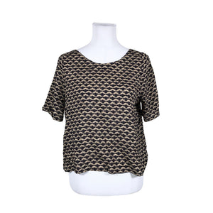Unisex Rodebjer - Lühikeste käistega pluus, suurus 34 - Beige (1)