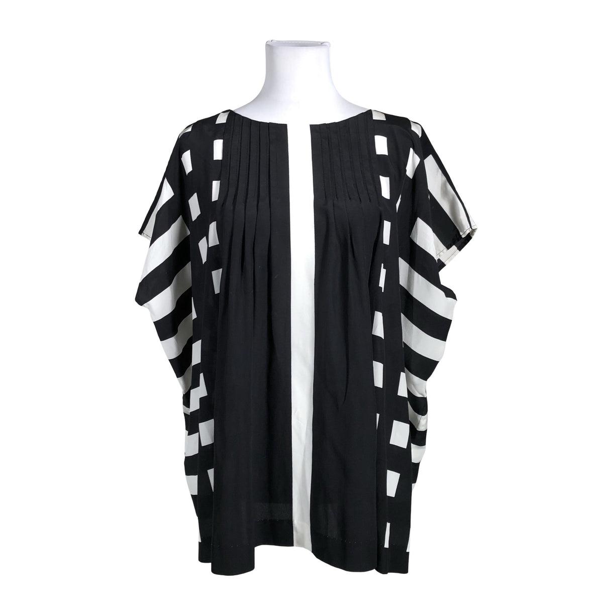 Unisex Marimekko - Lühikeste käistega pluus, suurus 34 - Must (1)