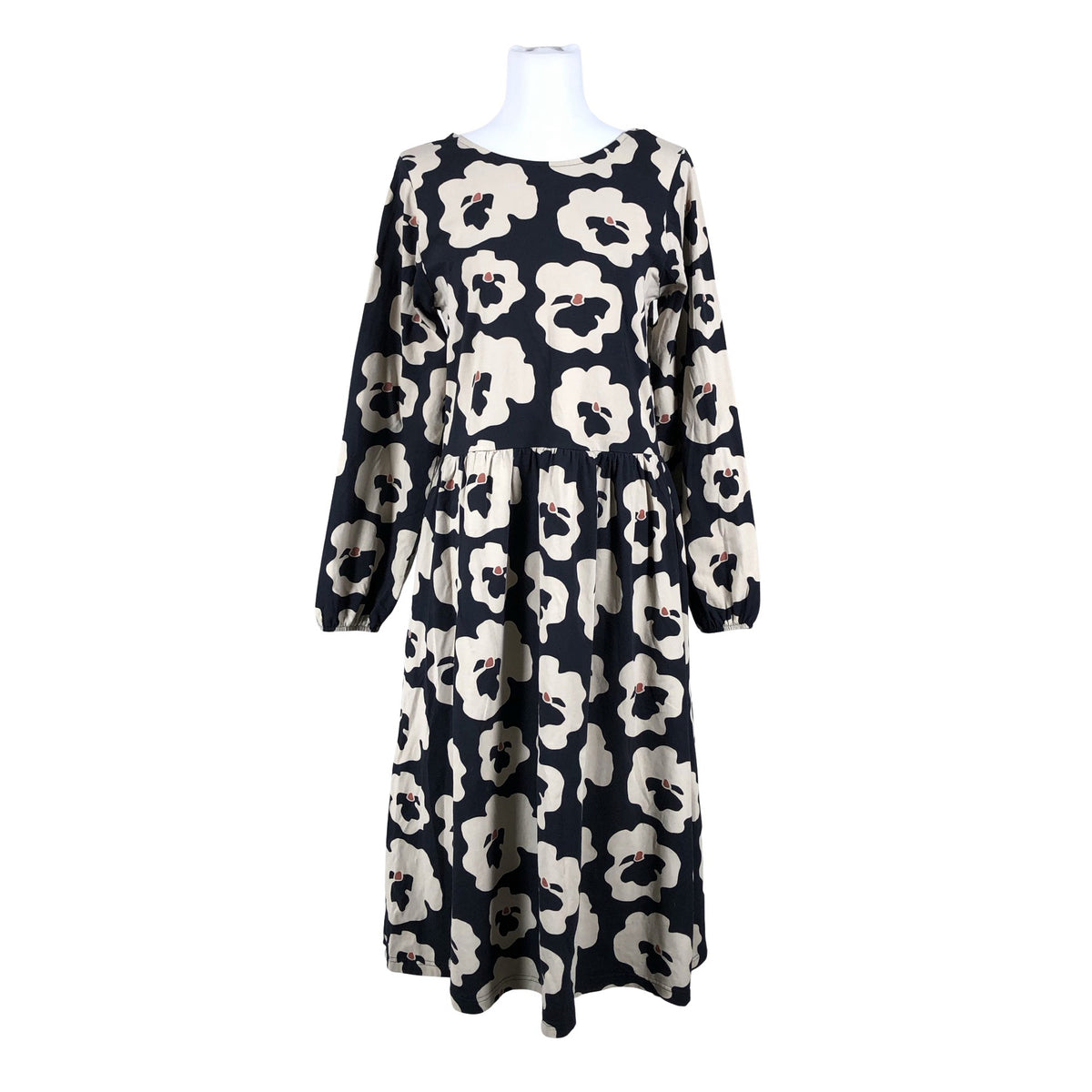 Unisex Mainio - Trikotaažist kleit, suurus 38 - Must (1)