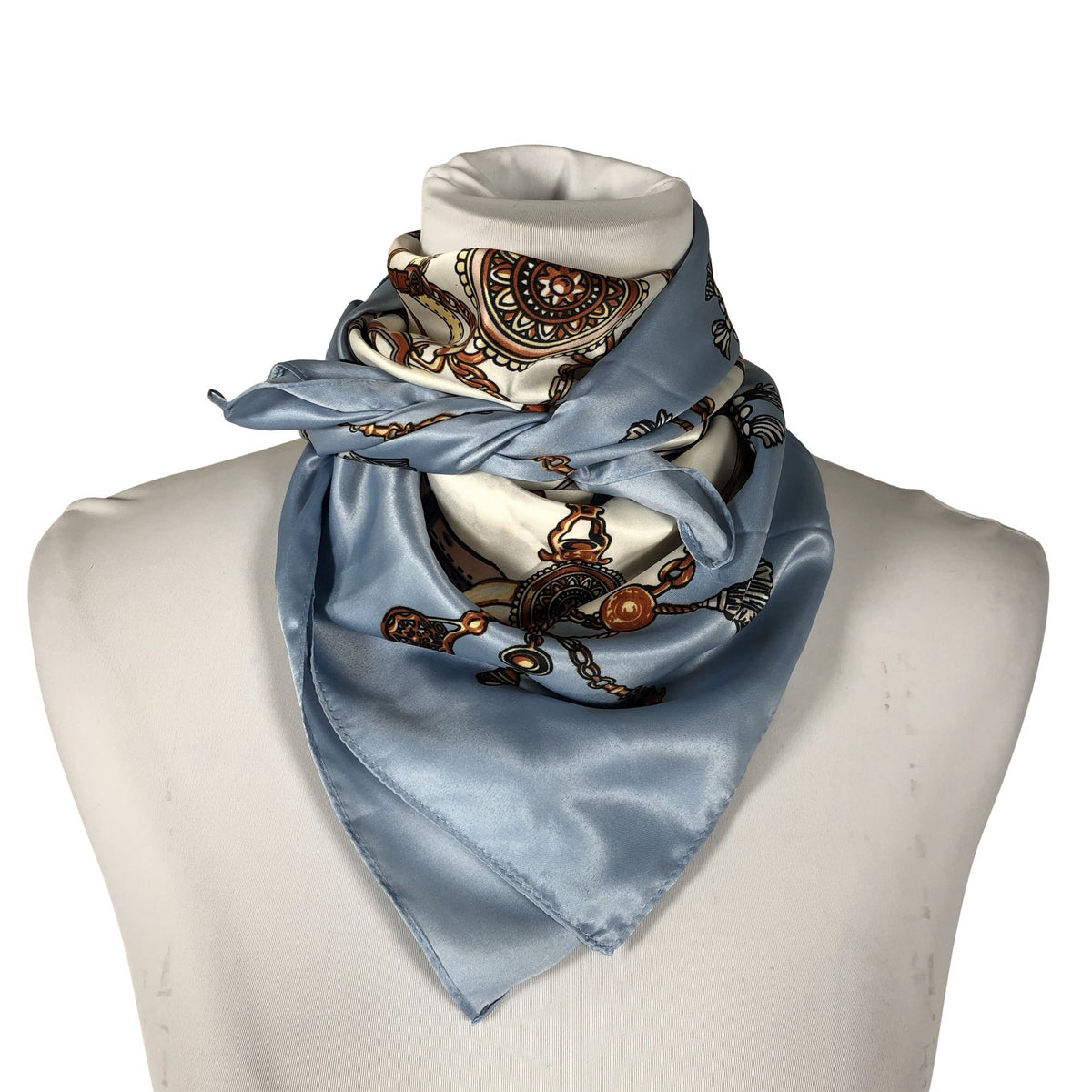 Unisex Anna Field - Õhuke sall, suurus Midi - Helesinine (1)