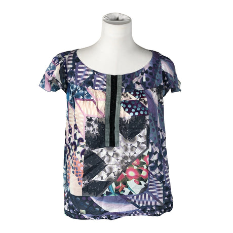 Unisex Dagmar - Lühikeste käistega pluus, suurus 38 - Lilla ()