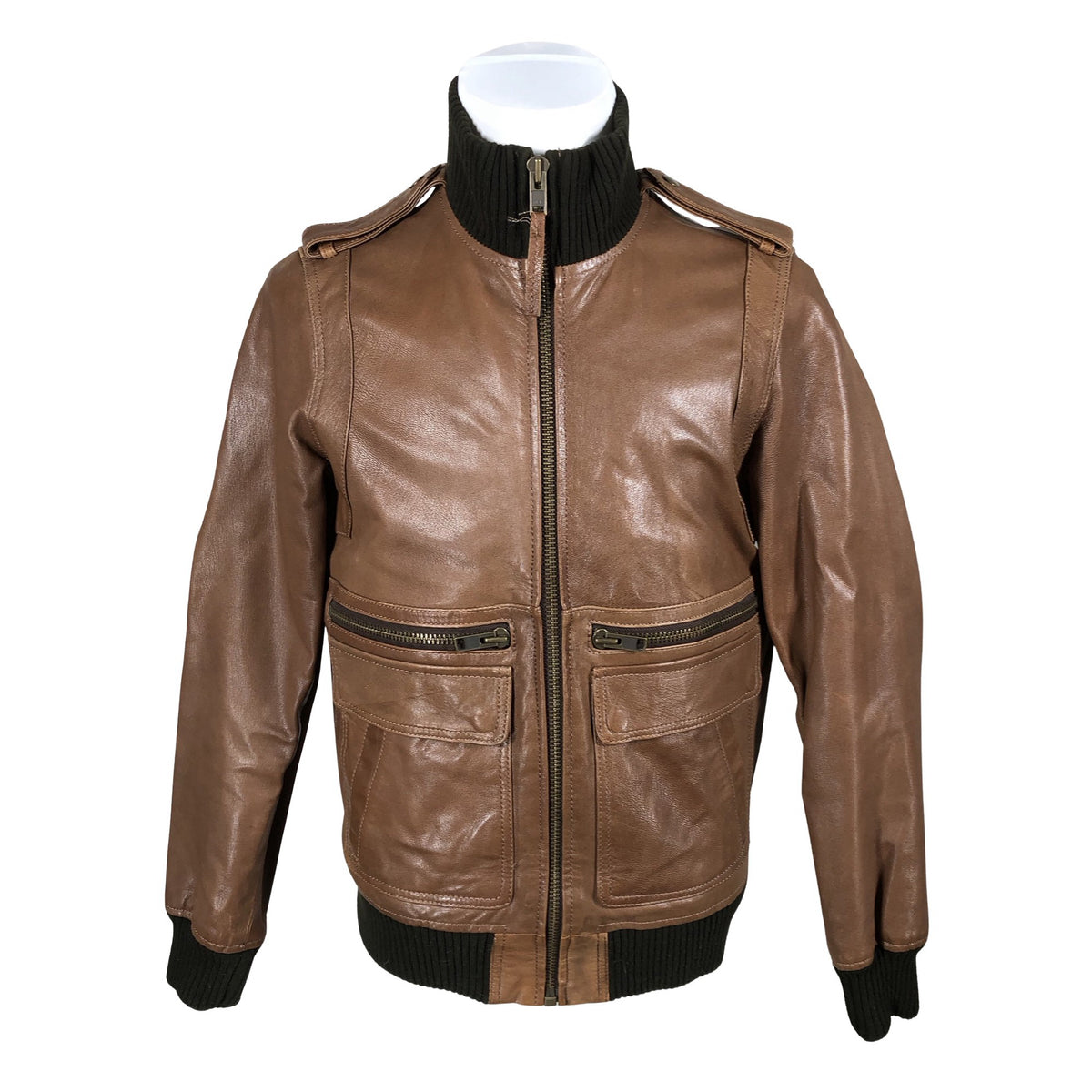 Unisex Jack & Jones - Nahktagi, suurus L - Pruun (1)