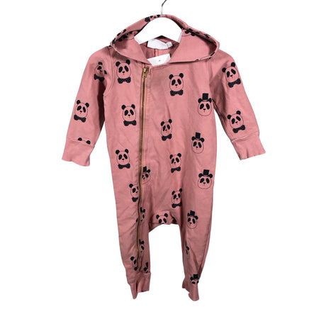 Unisex Mini Rodini - Pükskostüüm, suurus 68 - 74 - Heleroosa ()