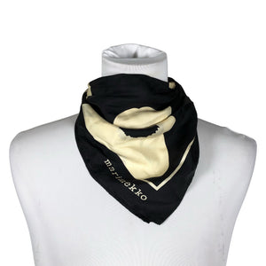Unisex Marimekko - Õhuke sall, suurus Midi - Must (1)