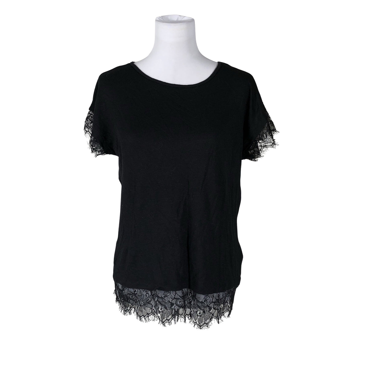 Unisex Soaked - T-särk, suurus 40 - Must (1)