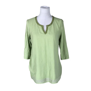 Unisex Betty Barclay - Trikotaažist pluus, suurus 40 - Roheline (1)