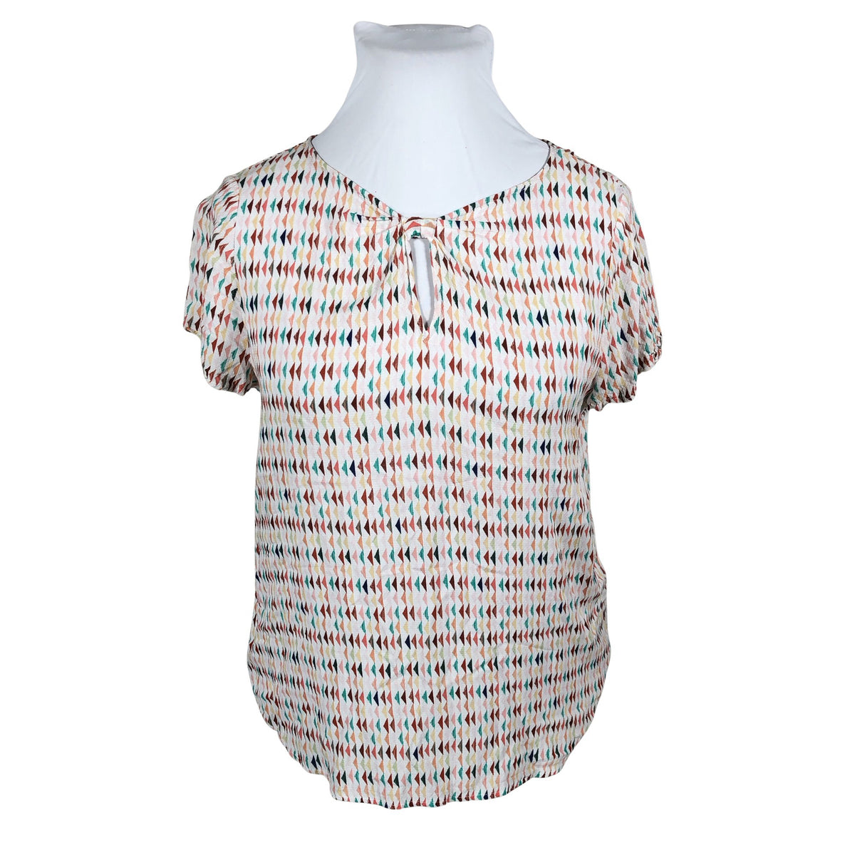 Unisex Esprit - Lühikeste käistega pluus, suurus 42 - Valge (1)