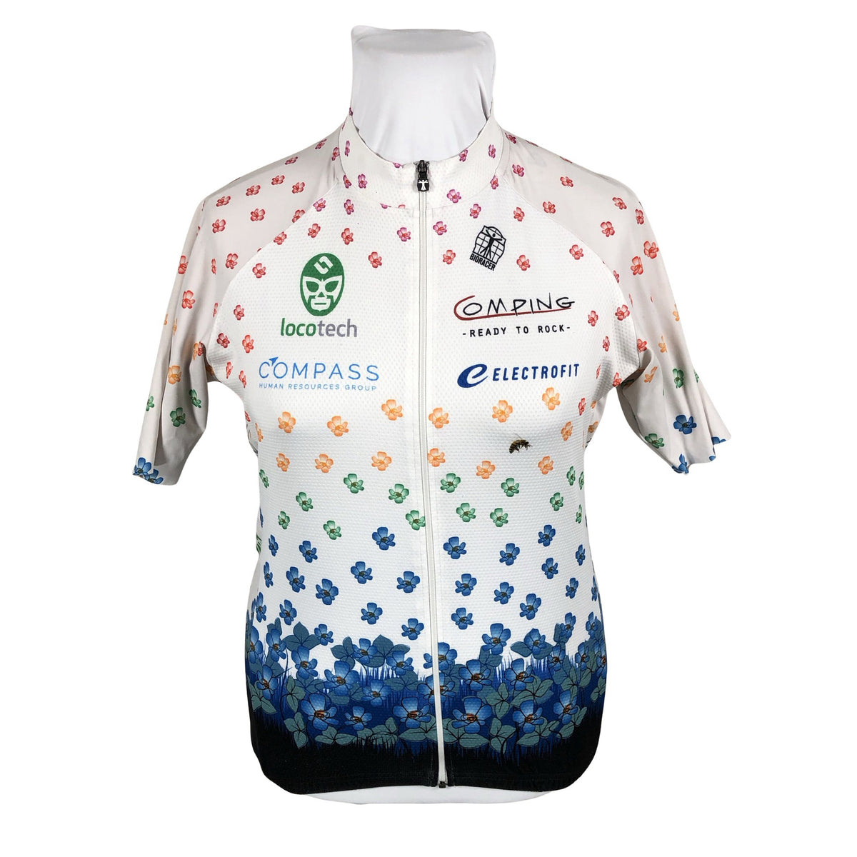 Unisex Bioracer - Spordisärk, lühikesed käised, suurus 42 - Valge (1)