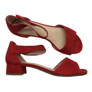 Unisex Caprice - Kontsaga rihmikud, suurus 40 - Punane (1)