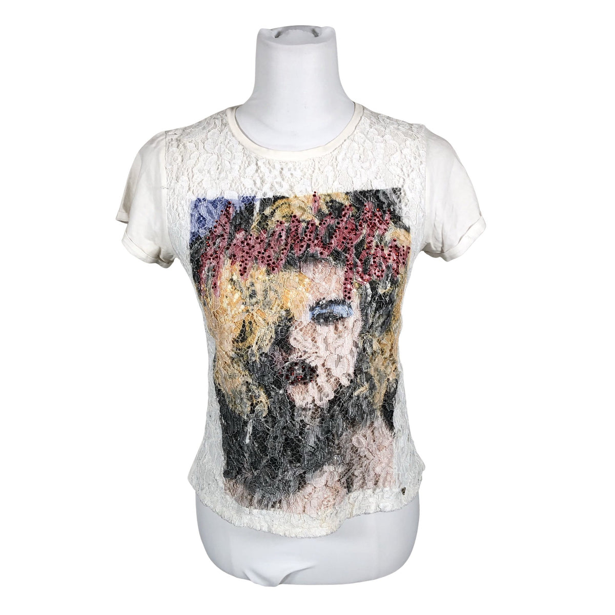 Unisex Guess - T-särk, suurus 34 - Valge (1)