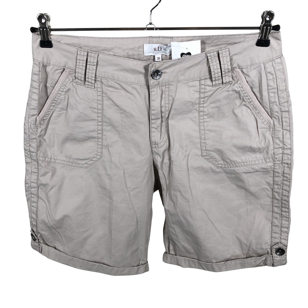 Unisex S.T.I - Lühikesed püksid, suurus 36 - Beige (1)