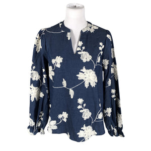 Unisex Fransa - Pluus, suurus 36 - Sinine (1)