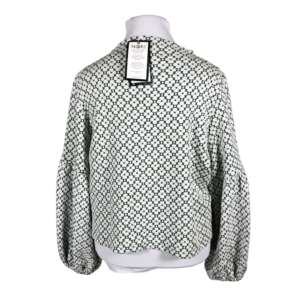 Unisex Nooki - Dressikangast pluus, suurus 42 - Roheline (2)