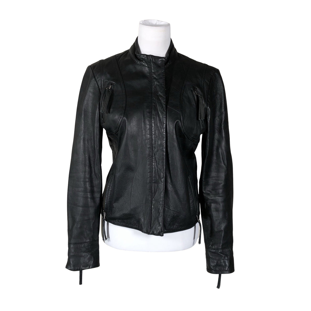 Unisex Selected - Nahktagi, suurus 40 - Must (1)