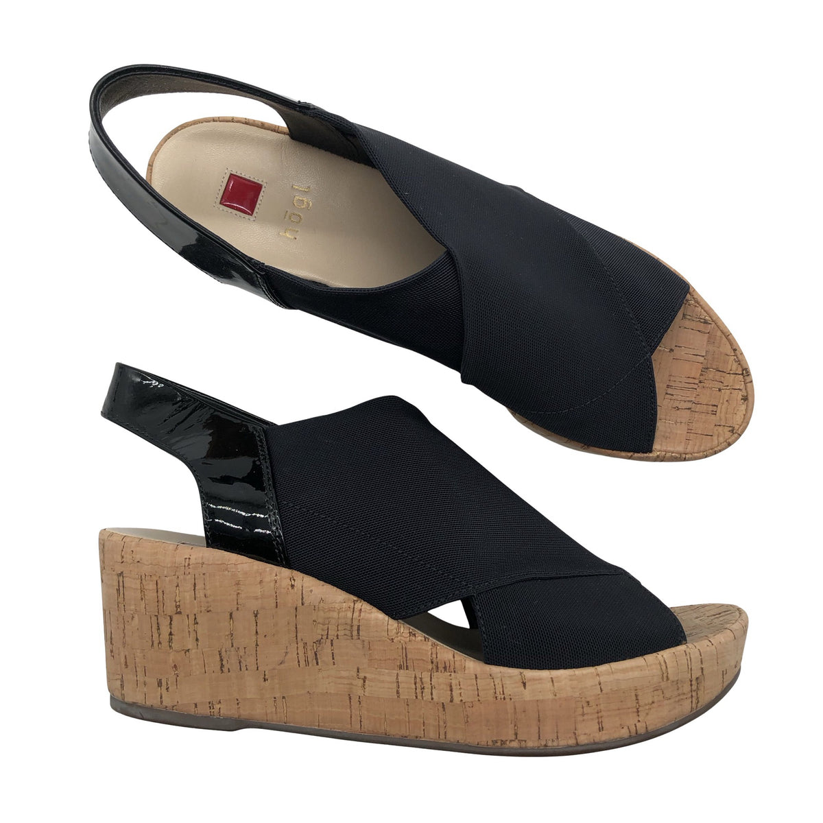 Unisex Högl - Kiilkontsaga rihmikud, suurus 38 - Must (1)
