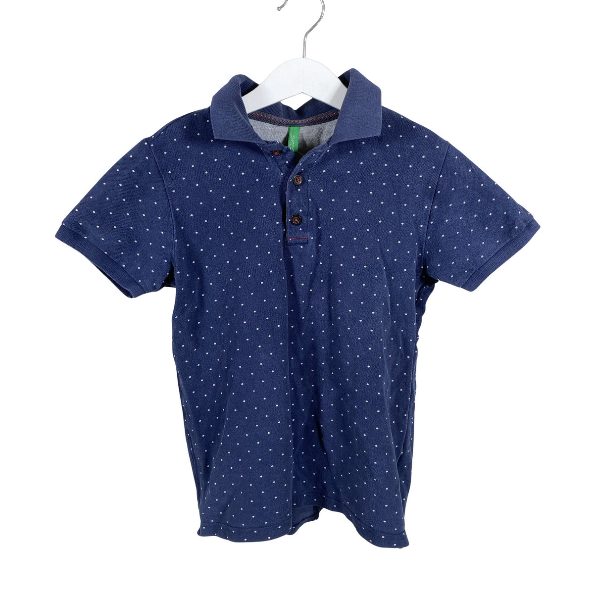 Unisex Benetton - Polosärk, suurus 134 - 140 - Sinine (1)