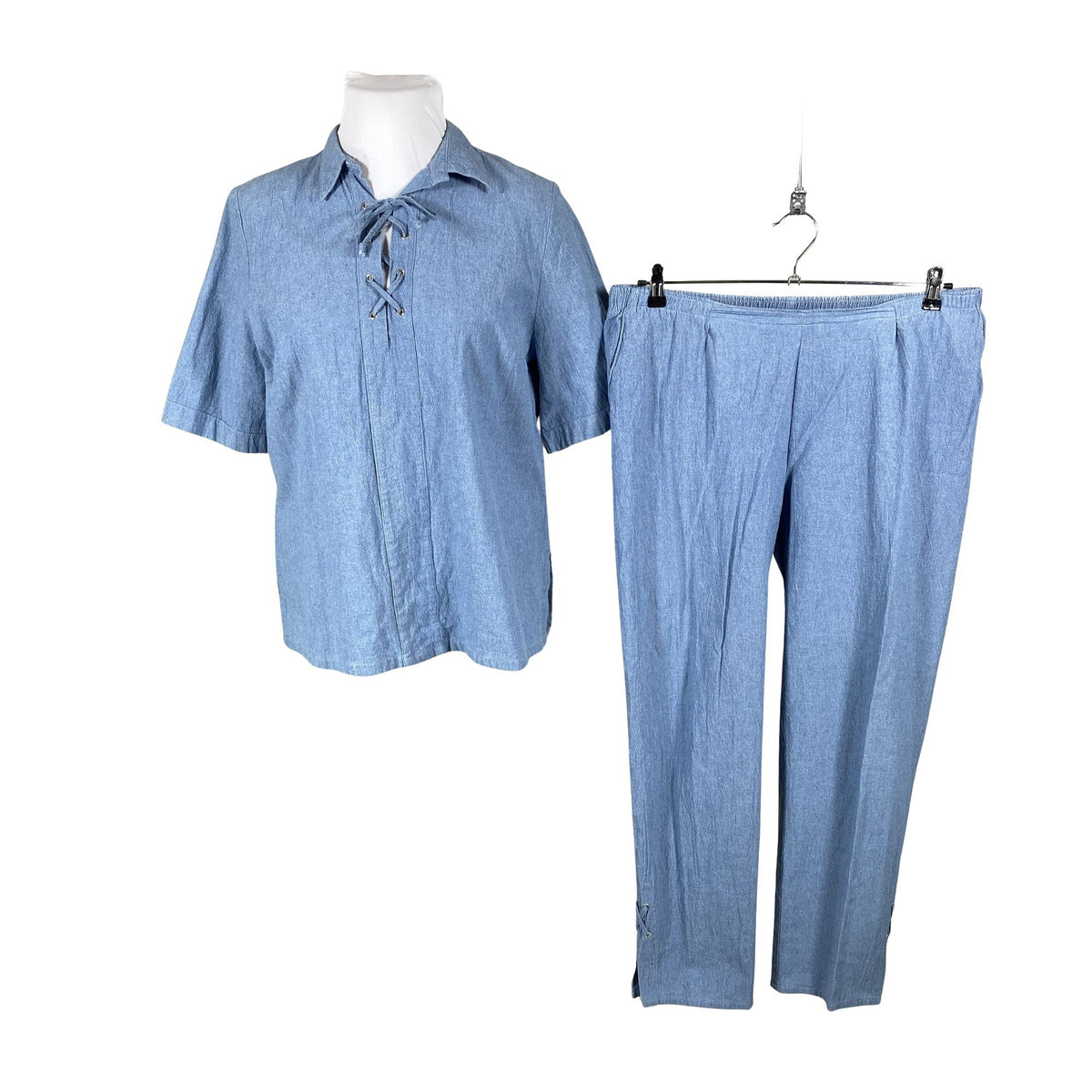 Unisex Classica - Pluus, suurus 44 - Helesinine (1)