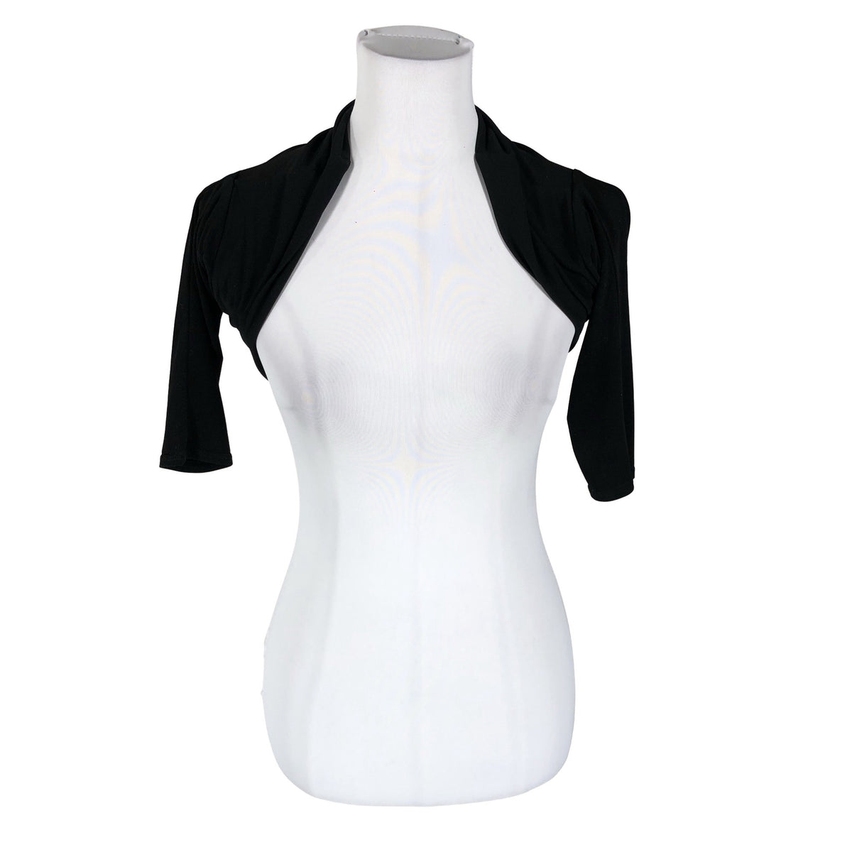 Unisex Allison - Trikotaažist boolero, suurus 36 - Must (1)