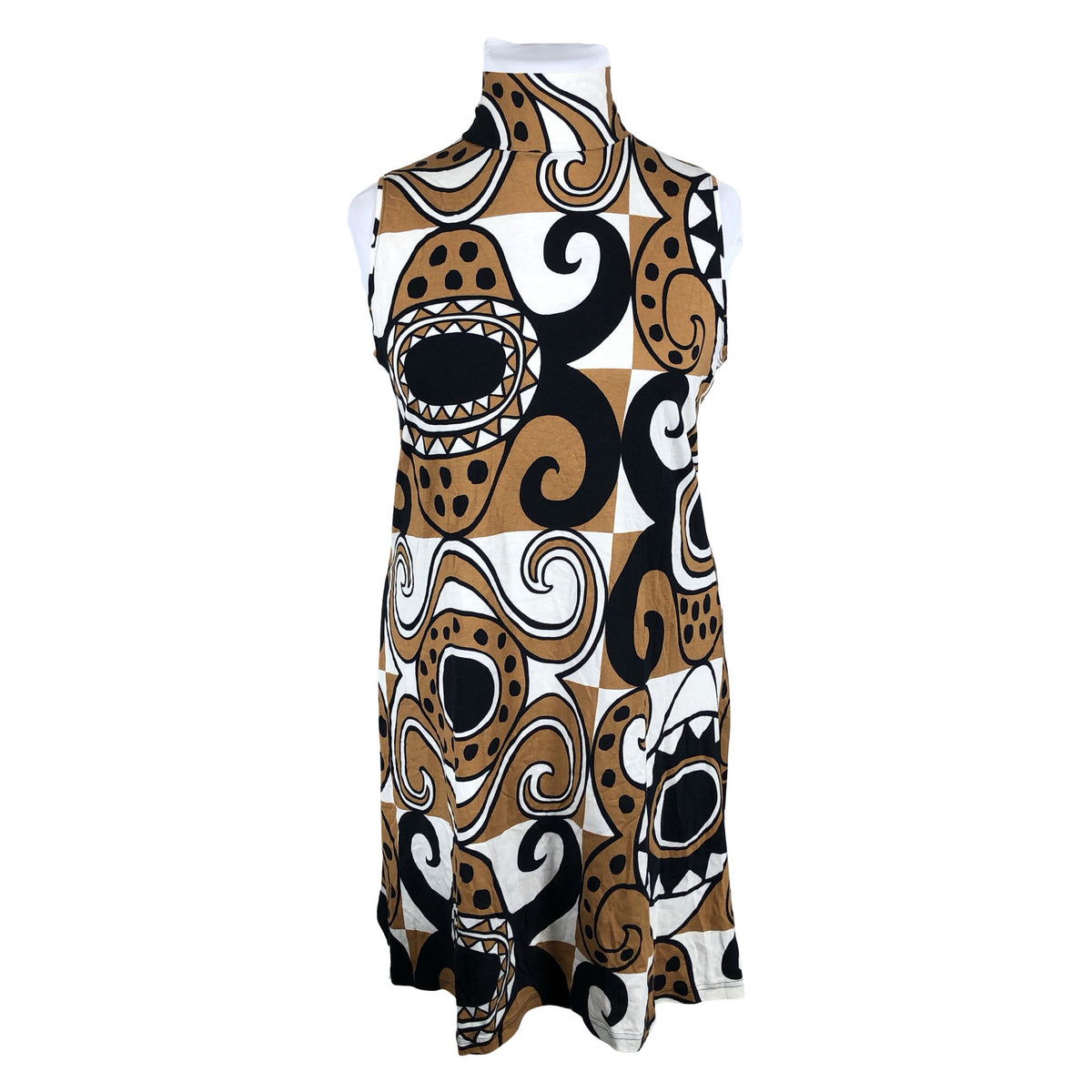 Unisex Nanso - Trikotaažist kleit, suurus 42 - Pruun (1)