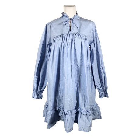 Unisex Knowledge Cotton Apparel - Mitteveniv kleit, suurus 34 - Helesinine ()