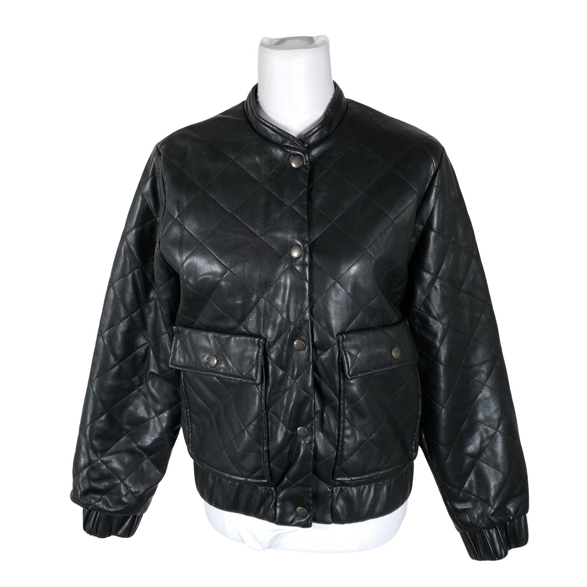 Unisex Lindex - Nahktagi, suurus 36 - Must (1)