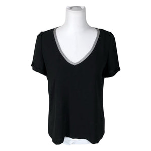 Unisex Morgan - T-särk, suurus 40 - Must (1)