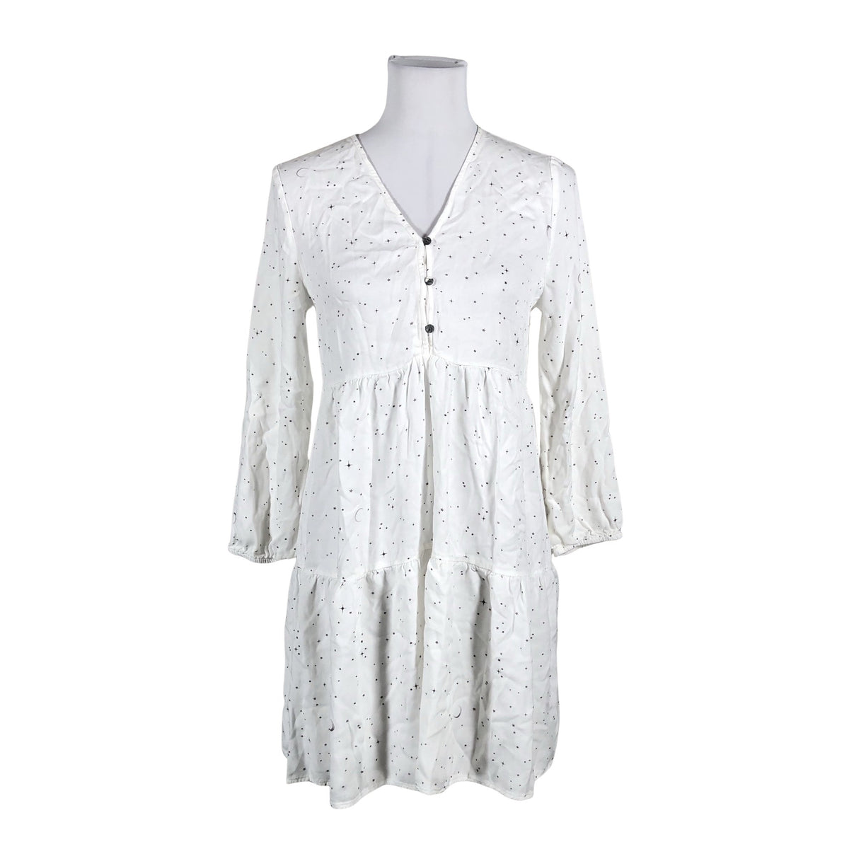 Unisex Oysho - Õhuke kleit, suurus 36 - Valge (1)