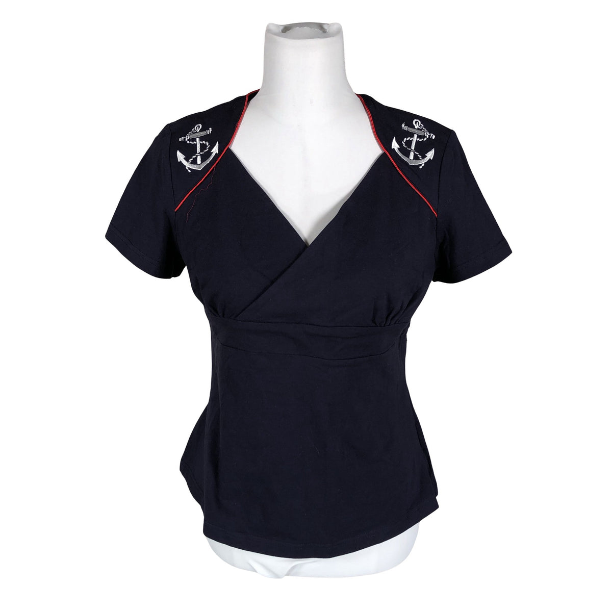 Unisex Lindy Bop - T-särk, suurus 40 - Sinine (1)