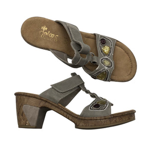 Unisex Rieker - Kontsaga rihmikud, suurus 42 - Beige (1)