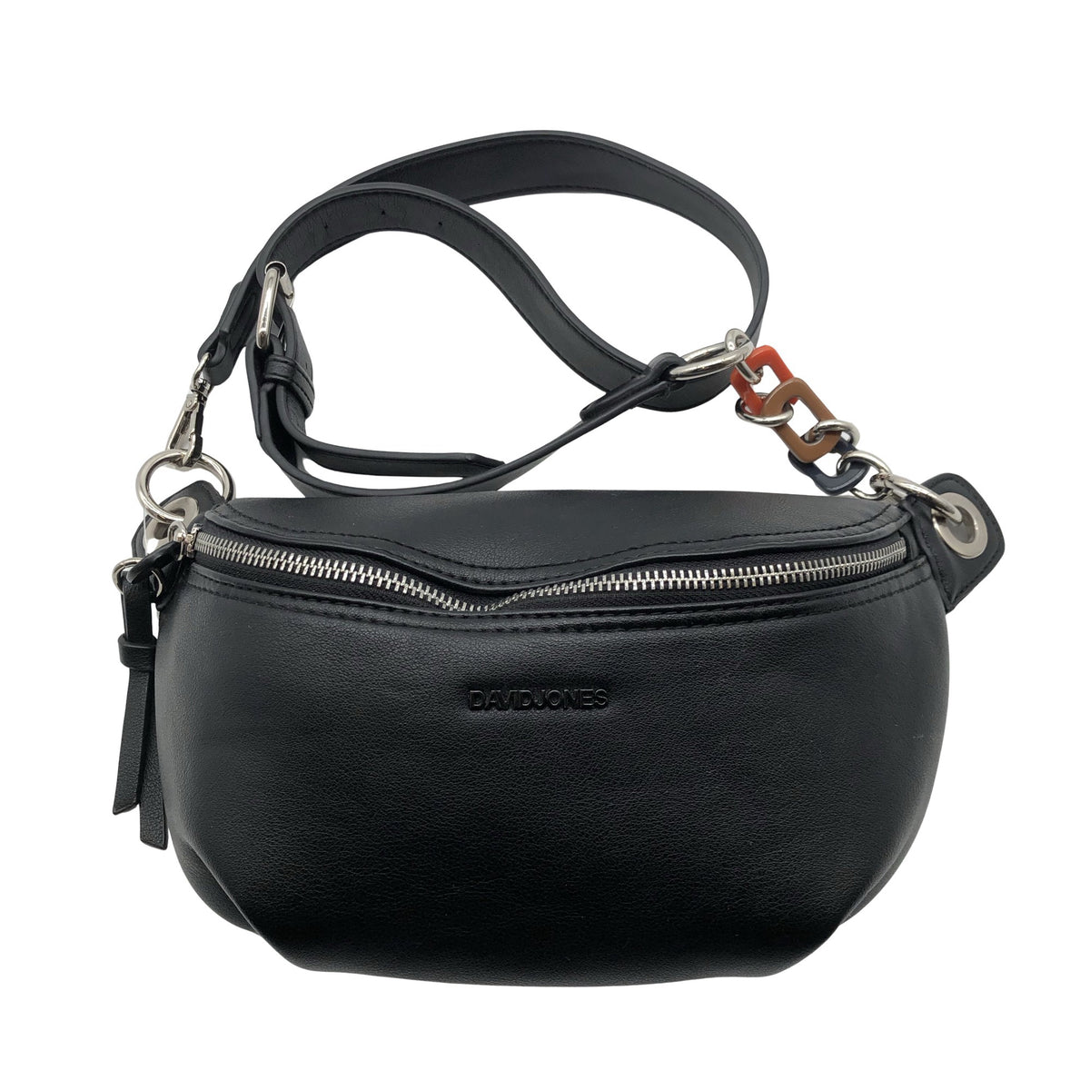 Unisex David Jones - Õlakott, suurus Mini - Must (1)
