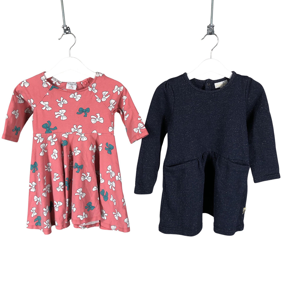 Unisex Polarn O. Pyret - Trikotaažist kleit, suurus 92 - 98 - Roosa (1)