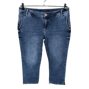 Unisex Mos Mosh - Teksast poolpikad püksid, suurus W31 - Sinine (1)