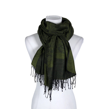 Unisex Pashmina - Õhuke sall, suurus Maxi - Roheline ()