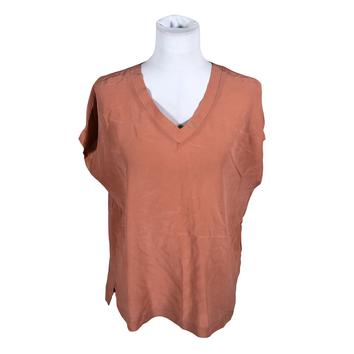 Unisex Mos Mosh - Lühikeste käistega pluus, suurus 36 - Oranž (1)