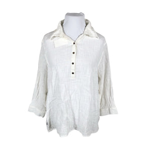 Unisex The Earth Collection - Mitteveniv tuunika, suurus 42 - Valge (1)