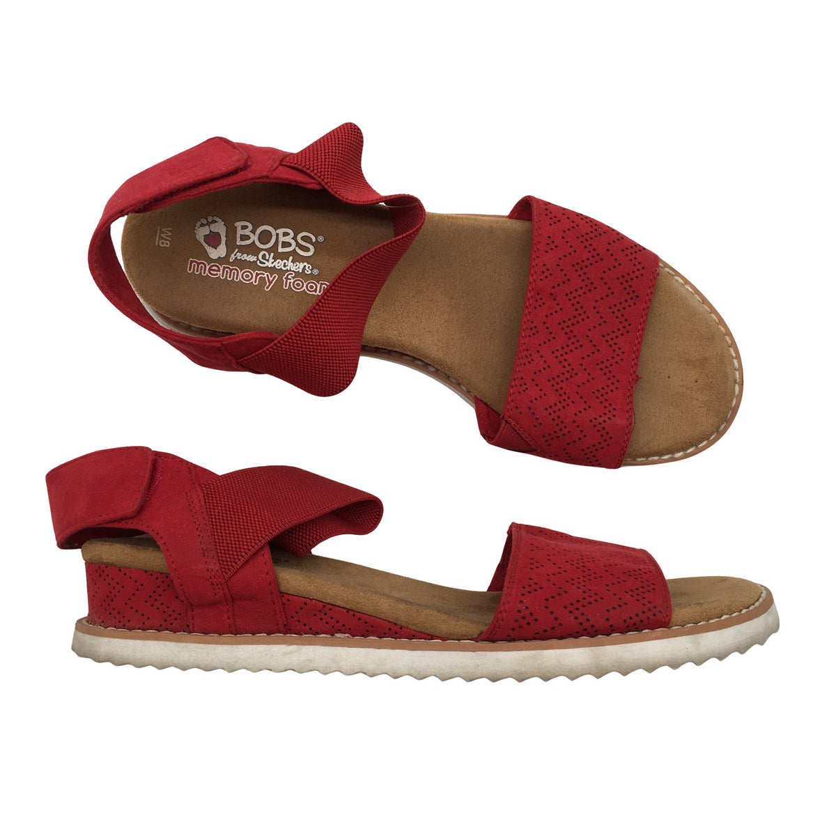 Unisex Skechers - Kiilkontsaga rihmikud, suurus 40 - Punane (1)