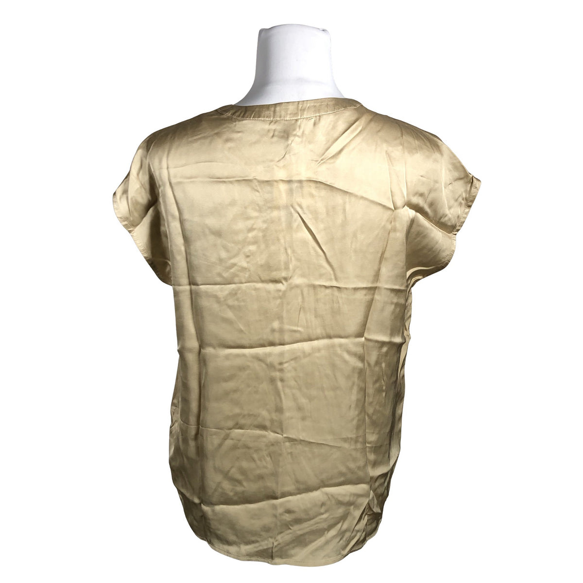 Unisex Soyaconcept - Lühikeste käistega pluus, suurus 36 - Pruun (2)