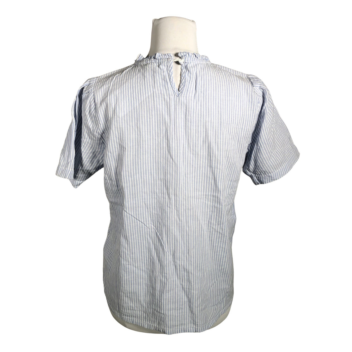 Unisex Cream - Lühikeste käistega pluus, suurus 38 - Helesinine (2)