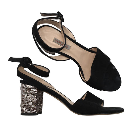 Unisex VERGELIO - Kontsaga rihmikud, suurus 39 - Must ()