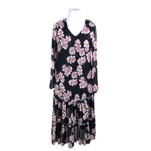 Unisex Ulla Popken - Trikotaažist kleit, suurus 42 - Must (1)
