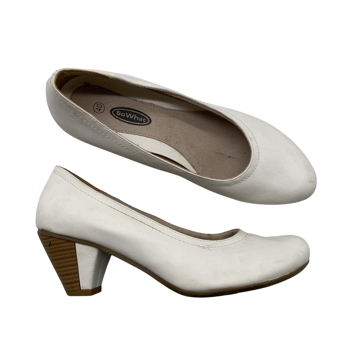 Unisex SoWhat - Kontsakingad, suurus 40 - Valge (1)