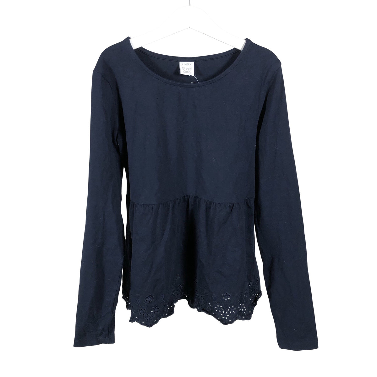 Unisex Lindex - Trikotaažist pluus, suurus 146 - 152 - Sinine (1)
