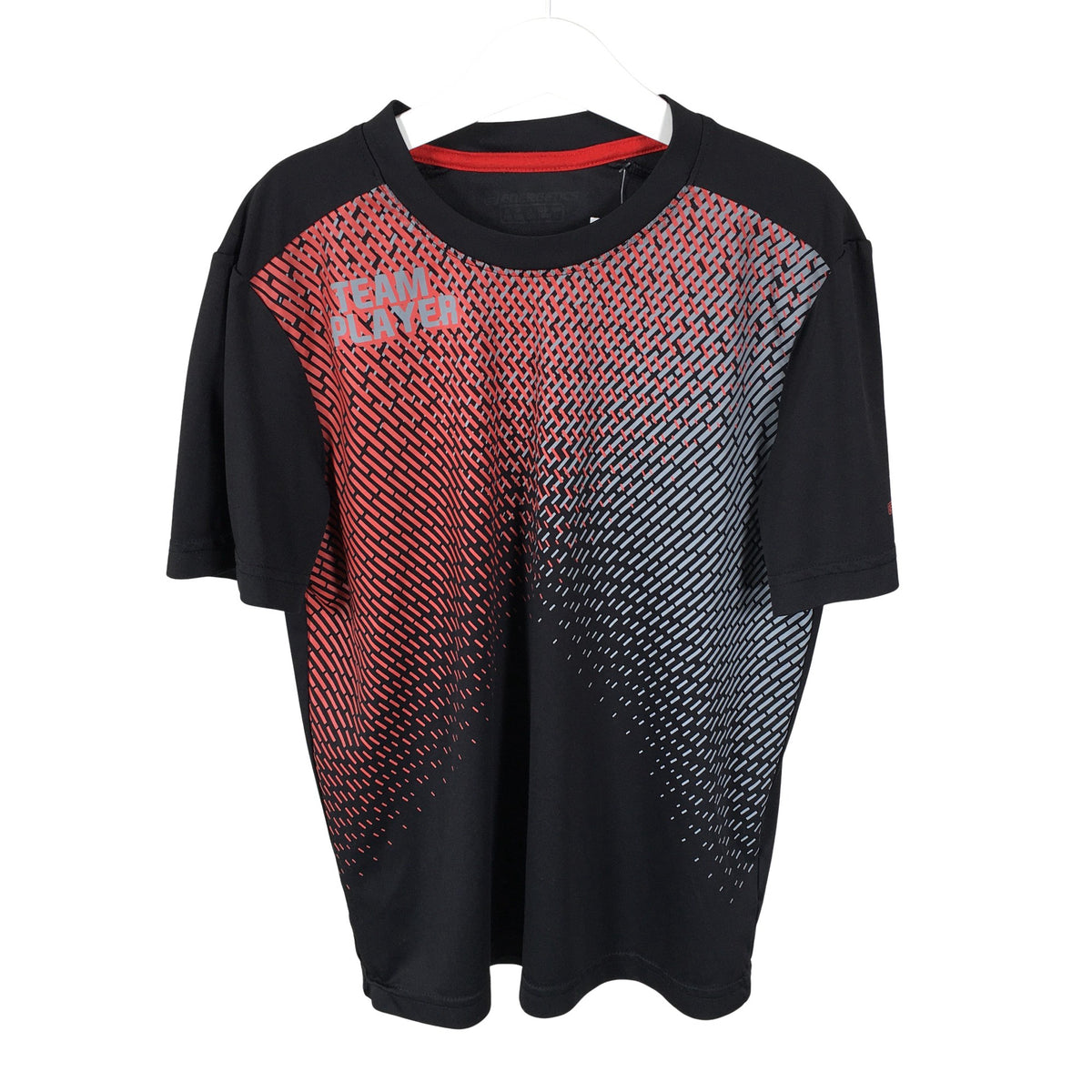 Unisex Energetics - Spordisärk, lühikesed käised, suurus 128 - 134 - Must (1)