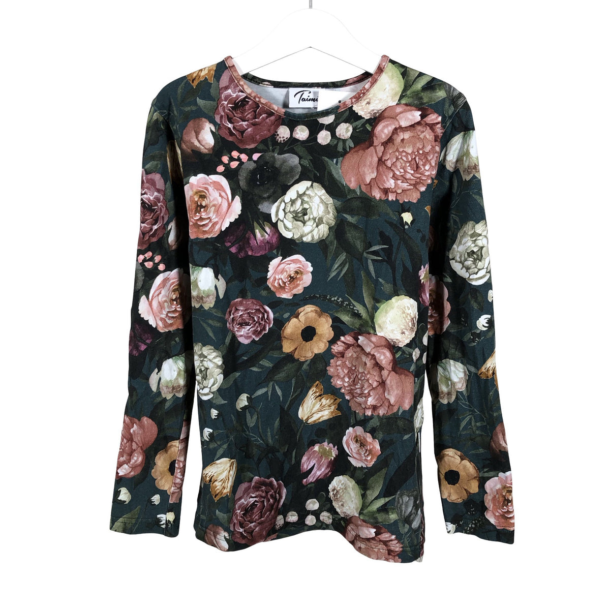 Unisex Taimi - Trikotaažist pluus, suurus 140 - 146 - Roheline (1)