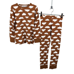 Unisex me&i - Trikotaažist pluus, suurus 134 - 140 - Pruun (1)