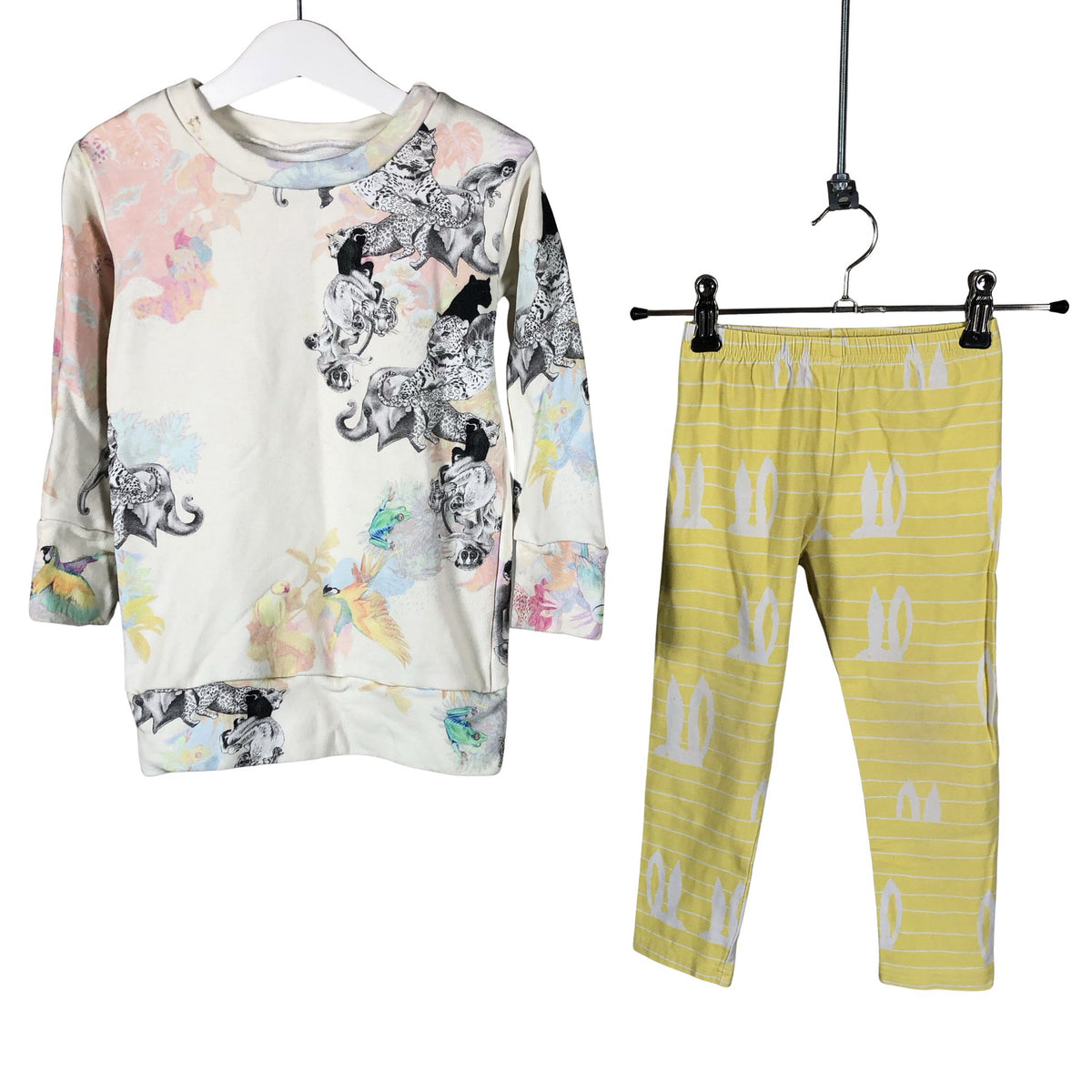 Unisex Taimi - Retuusid, suurus 92 - 98 - Kollane (1)