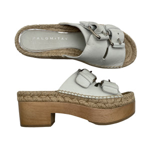 Unisex Paloma Barcelo - Kontsaga rihmikud, suurus 38 - Beige (1)