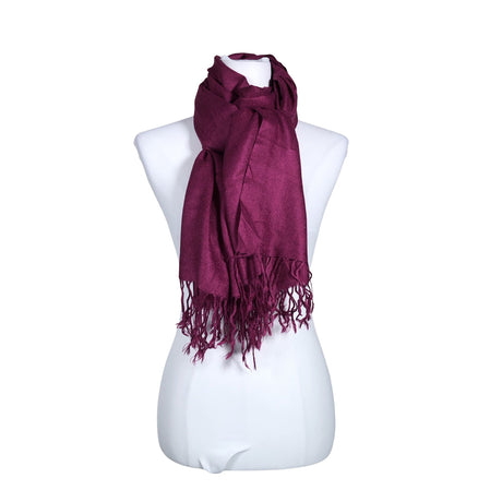 Unisex Pashmina - Õhuke sall, suurus Maxi - Lilla ()